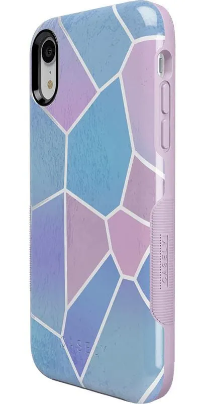 Other Side | Holographic Metallic Stained Glass Marble Case