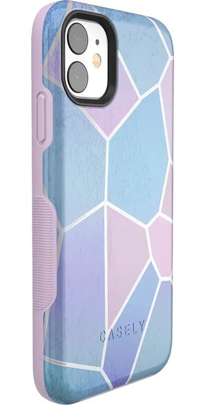 Other Side | Holographic Metallic Stained Glass Marble Case