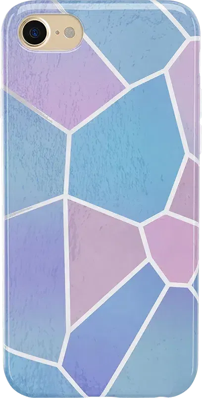 Other Side | Holographic Metallic Stained Glass Marble Case