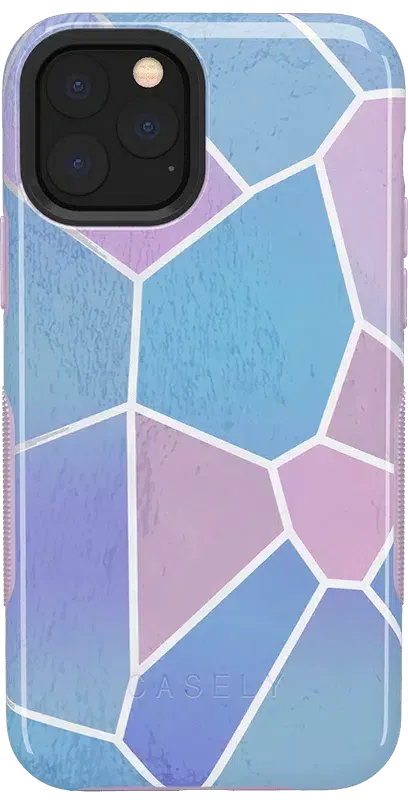 Other Side | Holographic Metallic Stained Glass Marble Case