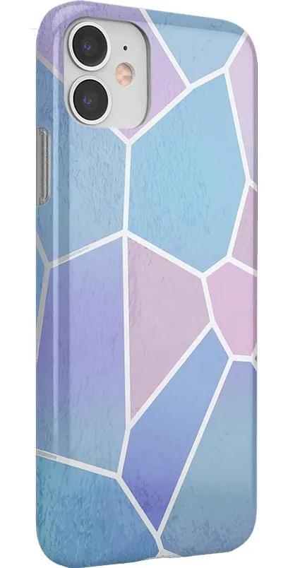 Other Side | Holographic Metallic Stained Glass Marble Case