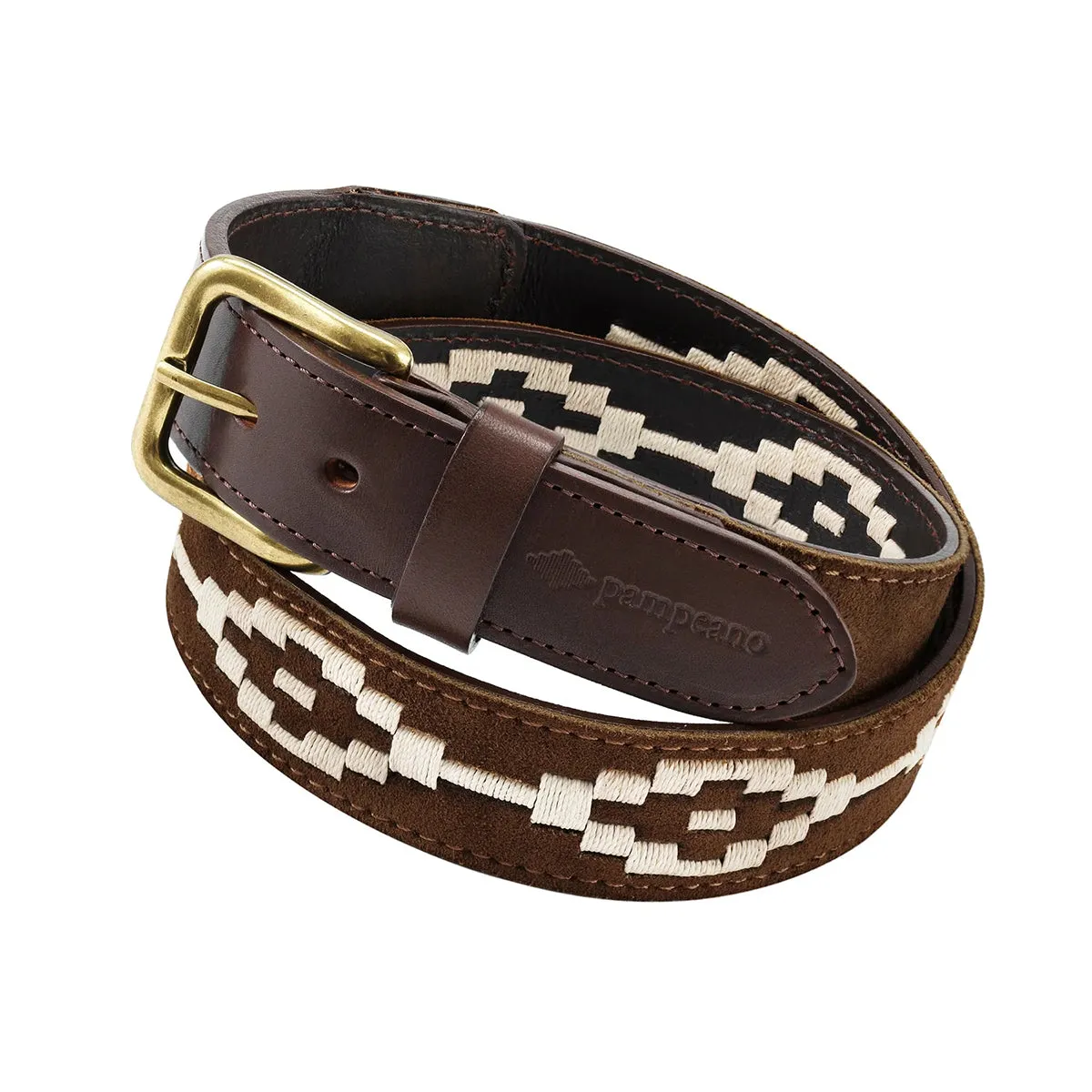 Pampeano Polo Belt (Confianza) - Brown Suede