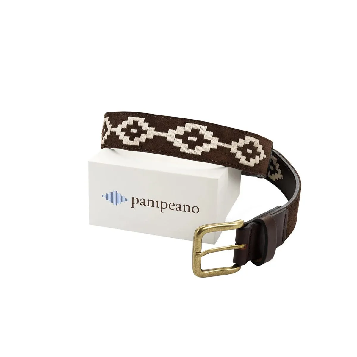 Pampeano Polo Belt (Confianza) - Brown Suede