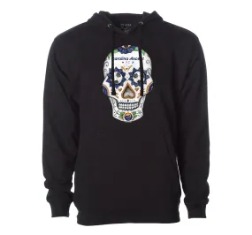 Sugar Skull (Black) Adult Unisex Hoodie