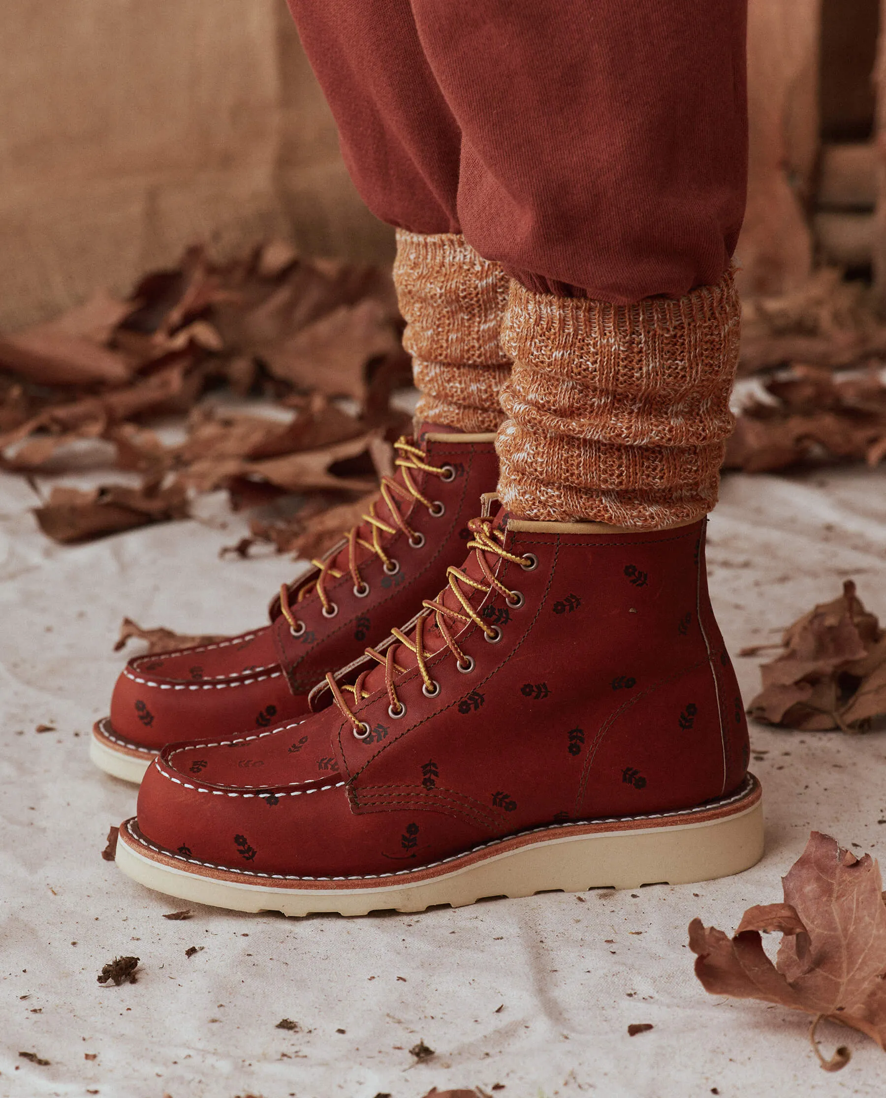 The Red Wing Heritage Boot. -- Oro Legacy Embossed Floral