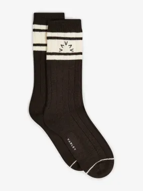 Varley Spencer Sock - Black/Egret