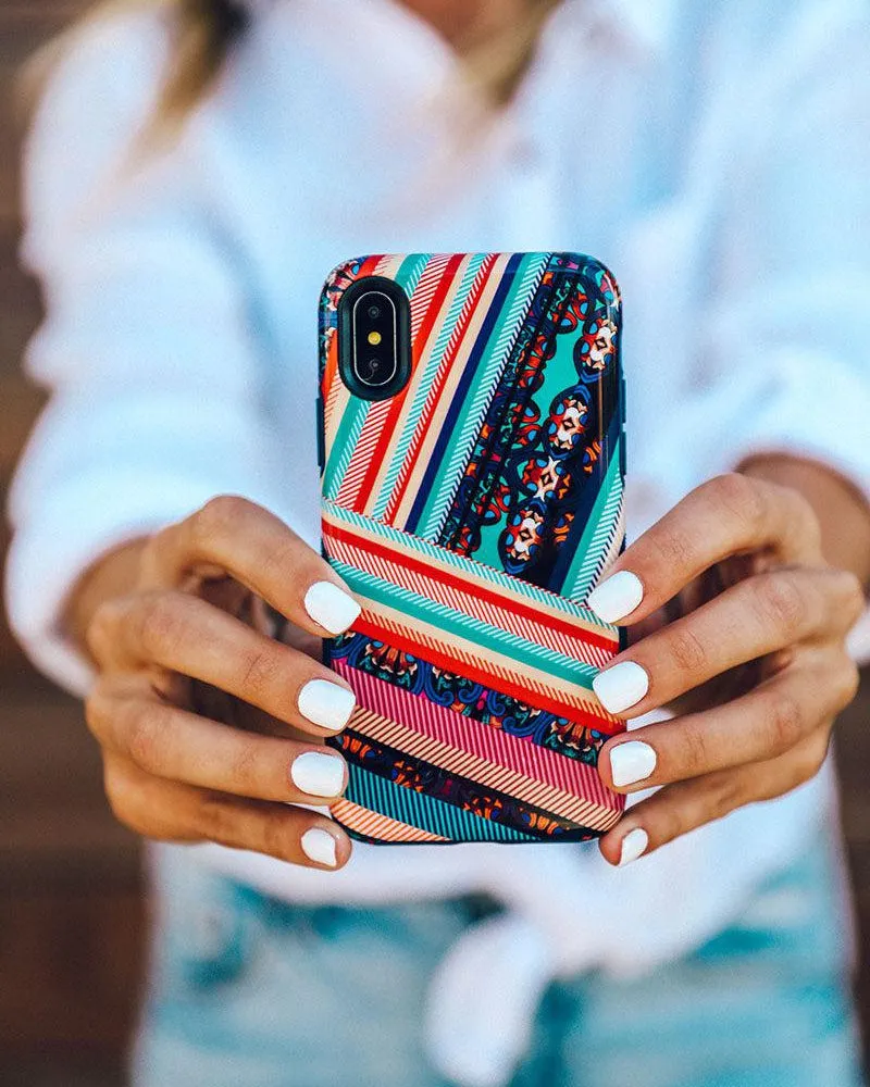 Wearing Layers | Layered Patchwork iPhone Case