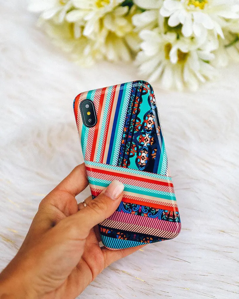 Wearing Layers | Layered Patchwork iPhone Case