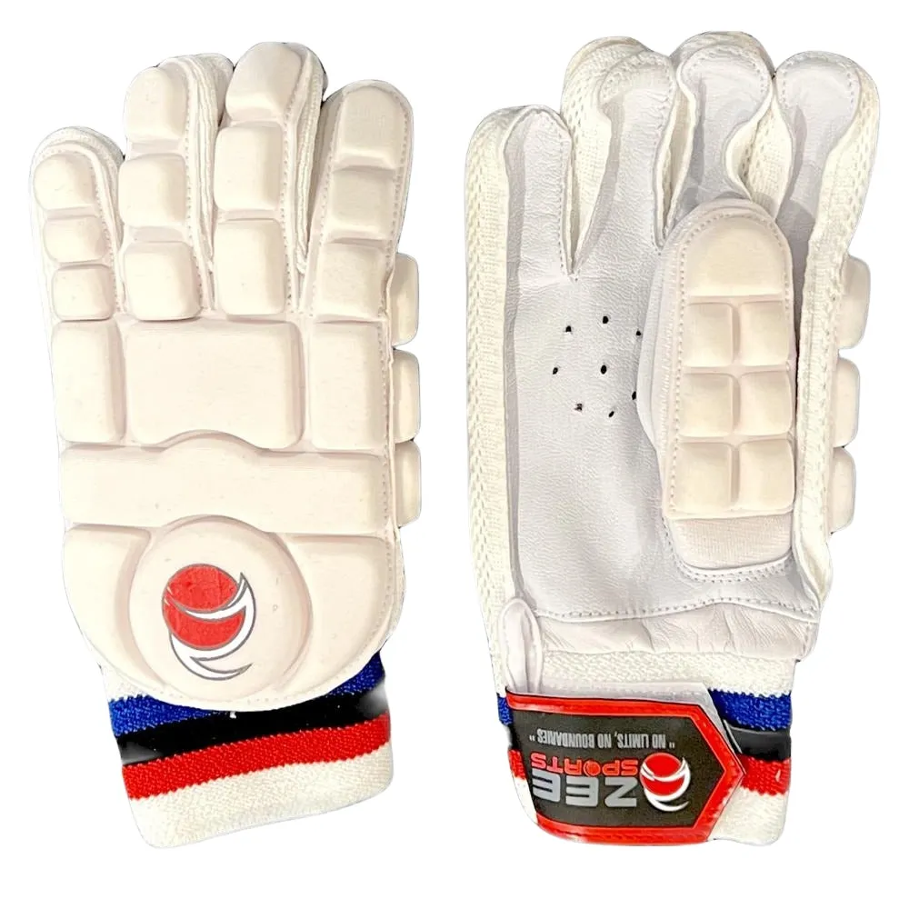 Zee Sports Batting Gloves Hard Tennis White